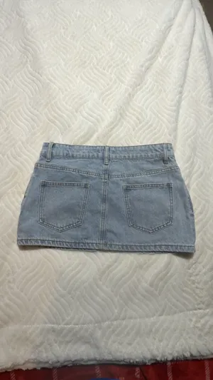 Edikted Chiara Denim Micro Skirt thumbnail 3