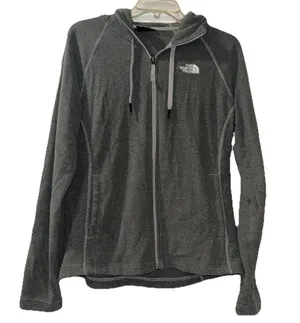 The North Face Gray Full-Zip Jacket Women’s Large thumbnail 1