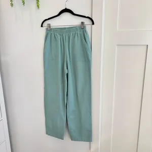 Alfred Dunner Vintage Seafoam Green Women's Corduroy Pants Made in USA Size 8 thumbnail 2