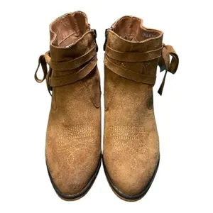 Mi.Mi Valencia Western Style brown booties ankle boots shoes thumbnail 2