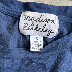 Madison & Berkeley Navy Short Sleeve Tee thumbnail 2
