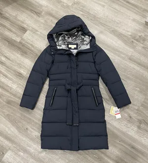 Navy Puffy Coat/Jacket thumbnail 3