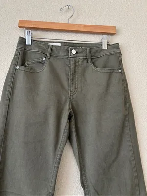 Pilcro Olive Green Women's Bootcut Jeans thumbnail 2