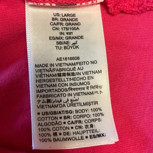 Amazon Essentials Hot Pink Short Sleeve Tee Size L thumbnail 6