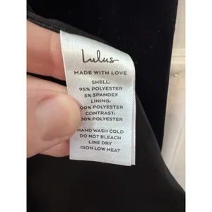 Lulu's Mesmerizing Elegance Black Velvet Back Bow Maxi Dress XS NWT $84 thumbnail 9