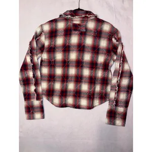 We The Free Free People Georgia Plaid Embroidered Button Down‎ Ruffle Shirt NWT thumbnail 10