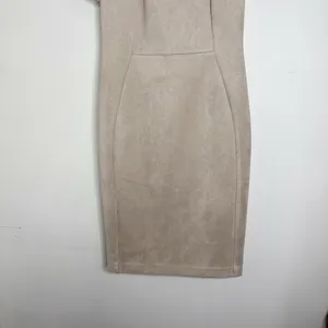 Calvin Klein Puff Short Sleeve Faux Suede Princess Seam Sheath Mini Dress size 4 thumbnail 6