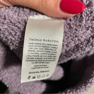 Aritzia The Group Babaton Retrea Fuzzy Lounge Short Purple- Size Small thumbnail 10
