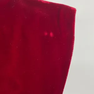 Vintage 60s Velvet Belted Tie Waist Mini Dress High Neck Stand Collar Maroon Red thumbnail 8