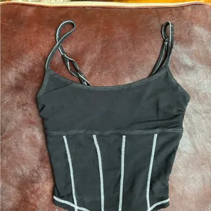 Urban Outfitters Black Corset Tank thumbnail 2