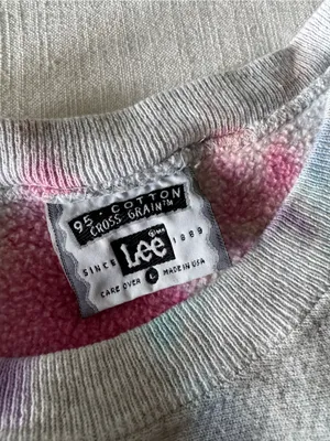 Nantucket Tie-Dye Sweatshirt - Lee Cross Grain Cotton, Large thumbnail 6