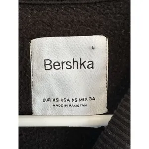 Unisex Bershka Sweatshirt Graphic Print‎ Teddy Bear XS Spell Out Fantasy Black thumbnail 4