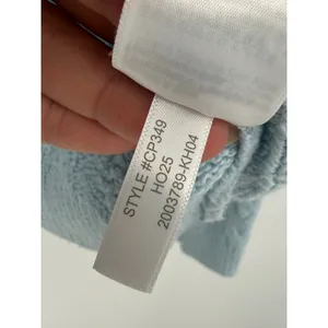 J.Crew Women’s Cable Knit Roll Neck Sweater Light Blue Size Small Cotton Blend thumbnail 7