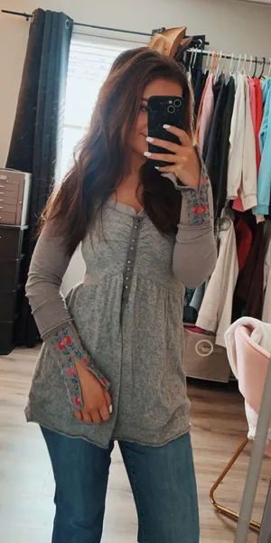 Free People Babydoll Top thumbnail 3