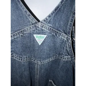 Vintage OshKosh Vestbak‎ Blue Denim Bib Overalls Kids Unisex Size 6 S thumbnail 4