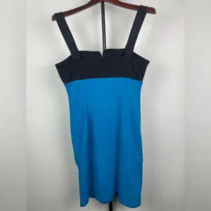 Derek Lam For‎ Design Nation Blue Black Colorblock Sleeveless Bodycon Dress thumbnail 7
