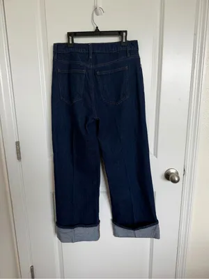 Ann Taylor The Wide Leg Crop High Rise Jeans 2 thumbnail 3