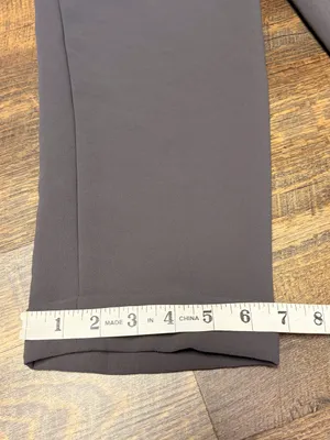 Aritzia Wilfred Pleated High Rise Tapered Cuffed Ankle Trouser Womens 2 Brown thumbnail 7