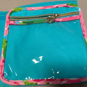 Lilly Pulitzer Pink Floral Jewelry Travel Bag thumbnail 5