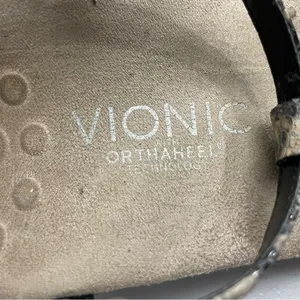 VIONIC Karina Snake Print Medallion Thong Sandals Orthotic Arch Support Size 6 thumbnail 12