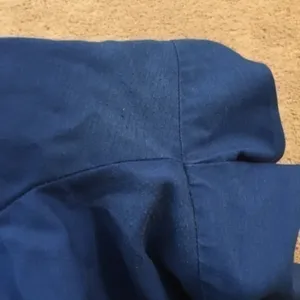 Women’s size medium royal blue cargo scrub pants thumbnail 3