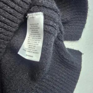 Caslon NWT Nordstrom Womens XXL Black Crewneck Raglan Sleeve‎ Knit Sweater thumbnail 4