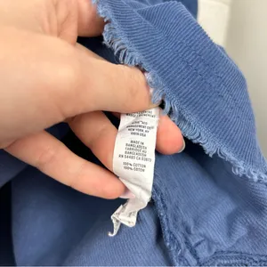 Offline by Aerie Blue Corduroy Quarter Zip Pullover Shacket Size XL thumbnail 12