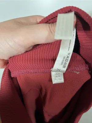 Free People Movement Take A Hike Harem Pants Cargo Pockets Brick Red Size Medium thumbnail 8