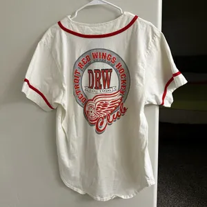 Vintage Detroit Red wings cotton jersey tee thumbnail 4