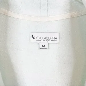 Koolaburra by UGG French Terry Open‎ Front Cardigan Women's M Mint Green Cozy thumbnail 7