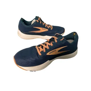 Brooks‎ Navy Blue and Orange Running Shoes Comfortable Athletic Sneakers S-44 thumbnail 6