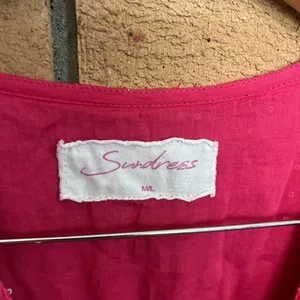 Sundress Juliana Sequin Dress Saint Barth Blush Pink Flowy High Low Size M/L thumbnail 3
