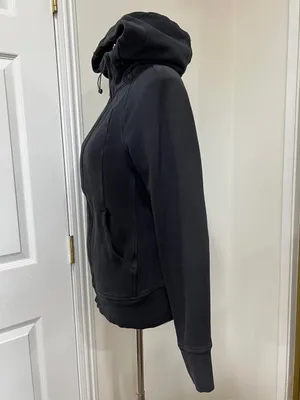 Lululemon Scuba Hoodie Cotton Fleece Black Size 6 Long Sleeve Comfy Long Sleeve thumbnail 11