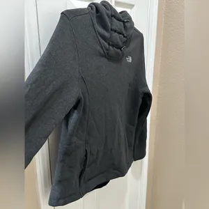 The North Face Womens Jacket Crescent Fleece Hooded Pull Over size XL gray thumbnail 10