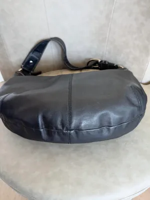 Coach Black Soho Hobo Shoulder Bag Leather thumbnail 6