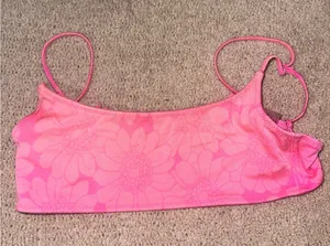 Triangl pink swim top thumbnail 1