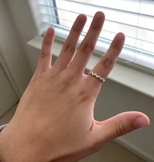 Zigzag Silver Ring thumbnail 1