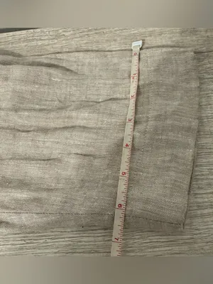Linen Fairytales 100% Linen Oatmeal Overalls Jumpsuit XS Lantern Leg Lagenlook thumbnail 5