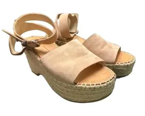 Dolce Vita Parle Suede Ankle Strap Wedge Espadrille Sandals thumbnail 1