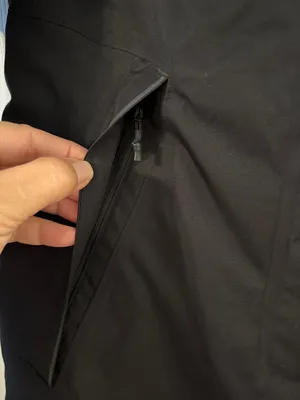 THE NORTH FACE Insulated Black Hooded Parka long size L 100% nylon and Goose thumbnail 4