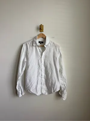 Quince White 100% Linen Oversized Button Down Shirt Womens Small thumbnail 2