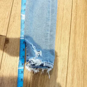 Agolde Womens Denim High Waist Jeans Sz 25 Stretch Comfort Chewed Hem Distress thumbnail 8