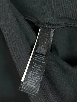 SKIMS Foldover Pants in Soot Black Size Large thumbnail 4