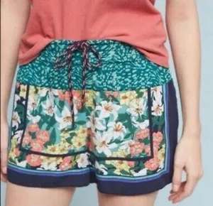 🐸Anthropologie • hei hei floral lotus shorts, Size XS thumbnail 1
