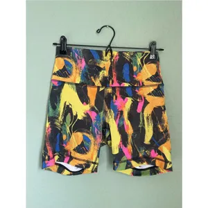 Lululemon Wunder Train High Rise Short Size 8 Undertone Black Multi Biker thumbnail 6