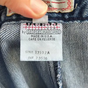 Guess Jeans Women's Vintage 80's Era Stirrup Jeans Size 30 (25" Waist) thumbnail 8
