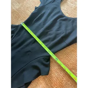 Zara Trafaluc Dress Women Small Black Stretch Peplum Ruffle Mini Size M thumbnail 9