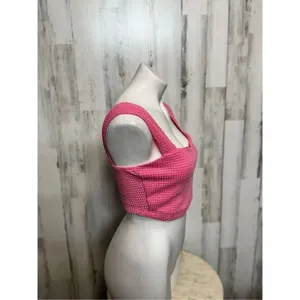 Pink crop top size MED thumbnail 7