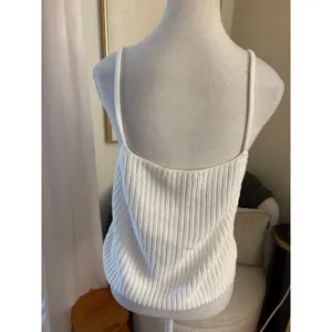 Sézane White Georgia Crochet Camisole Top Size Small thumbnail 4