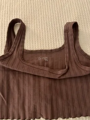 Aerie OFFLINE Brown Tank and Skirt Set thumbnail 5